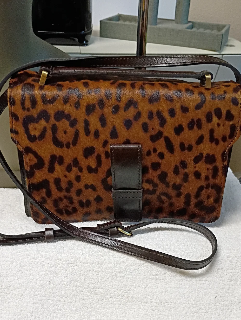Patricia Nash Leopard Print Crossbody Bag